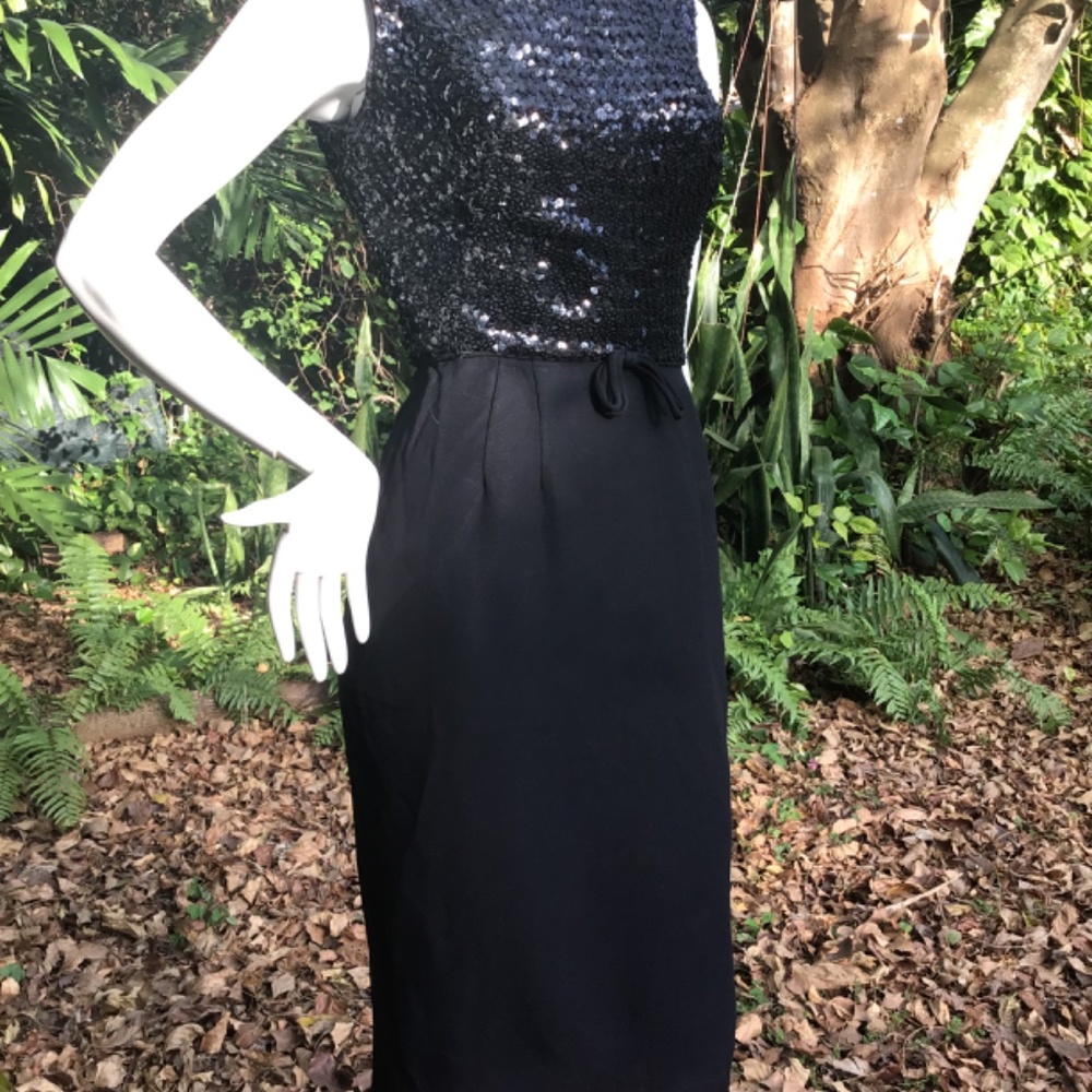 Vintage 1950s cocktail Dress - Picture 9 of 13